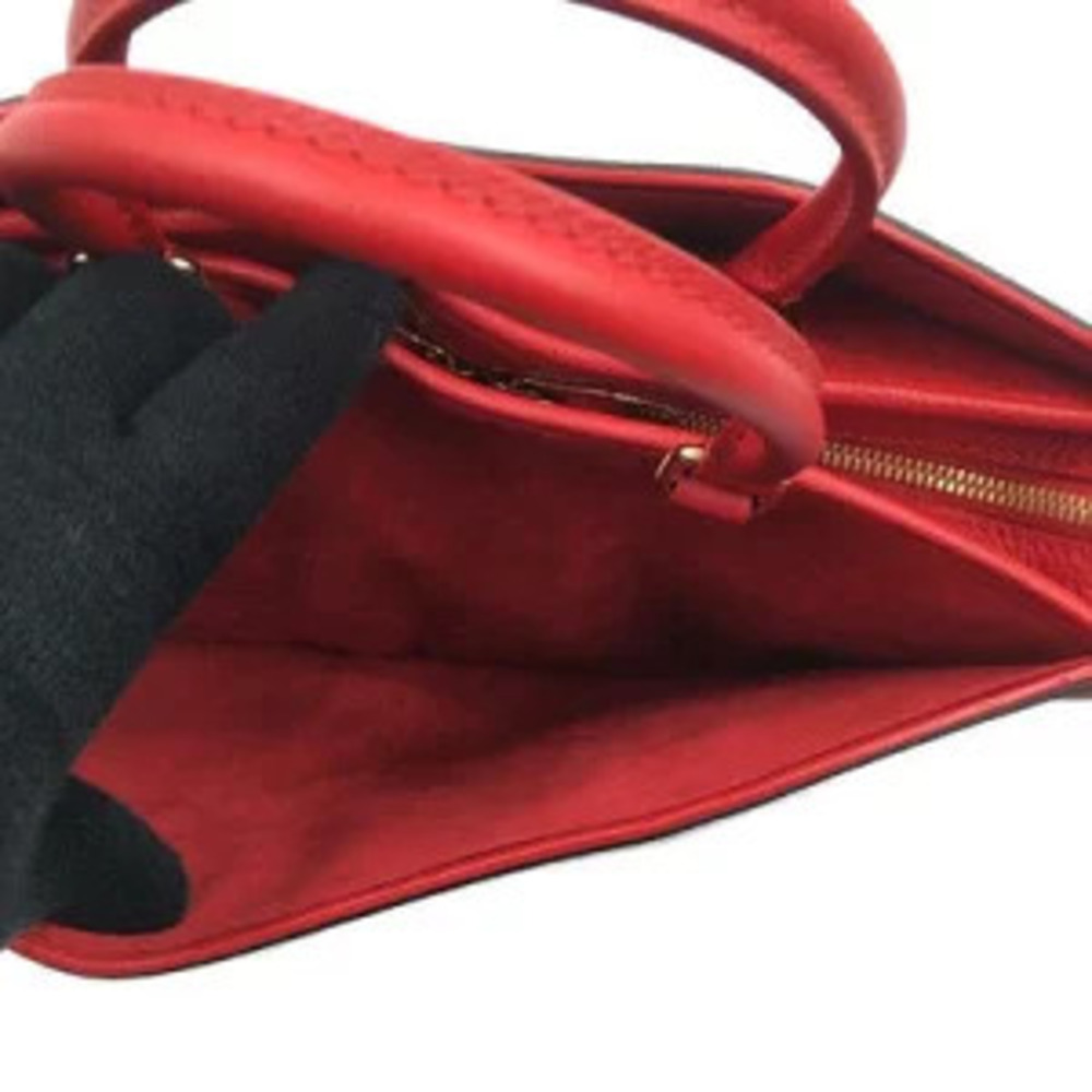 LOUIS VUITTON Popincourt Monogram Canvas Brown Red - Picture 9 of 9